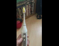 Electric toothbrush sounds like super mario theme