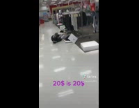 Guy tackles mannequin for $20