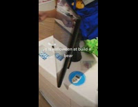 Green ghost plush for Halloween at Build A Bear