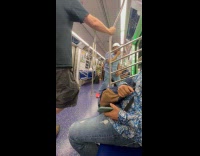 Men in train fight made passengers late