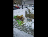 Policemen Guards Crime Scene of Slain College Students