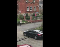 Little girl climb silverley way street sign