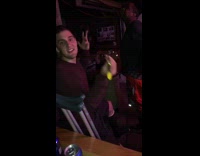 NSFW yellow dart thrown at butt