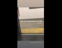 Guy is getting dragged by the hood of sweater