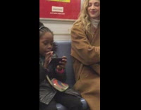 Uninterested girls sing with dad 