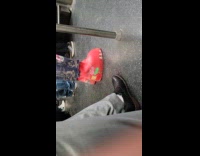 Collab Subway Creatures - Passenger wears astro boy red boots with paint 