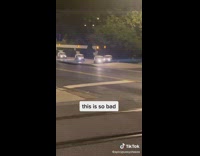 Food delivery robots cause traffic on sidewalk 