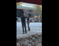 Ski resort photoshoot 