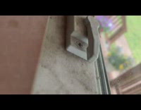 Pastor gives sermon virtually phone tripod porch 