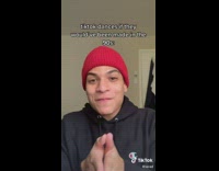 Red beanie guy tiktok dances in nineties 