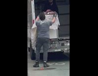 Two men put fake dead body prop in truck 