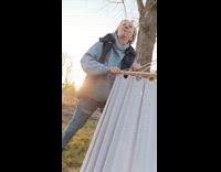 Hammock fell down with filmer on it