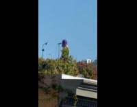 Man sings with guitar on the roof