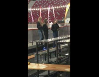 Three young girls ice rink pt. 2