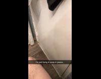 Collab BitchIG2 - Guy in bathroom hears girlfriend yelling 