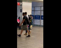 Collab WINY - Man dances with skeleton in shiny dress