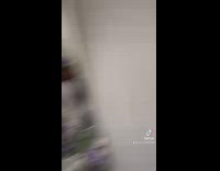 Boyfriend gets hairspray on face 