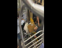 Cops help man get stuck cart out 
Part 2 