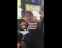 Guy approaches group of Japanese friends 