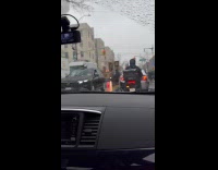 Religious group having procession on the street