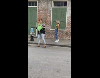 Mother and Daughter dance green shirt 