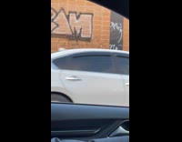 Guy with christmas tree on bike