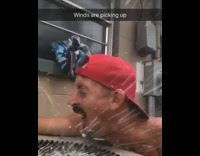 NSFW Winds Picking Up Coors Light Into Face