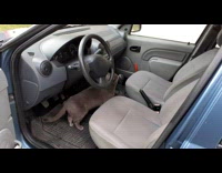 Pet cat enters and explores the the inside of the van