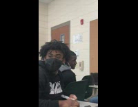 Guy says where is my super suit and friends laugh in class