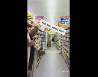 Guy buys clear eyes hay fever eyedrops 