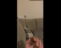 Cat under table jumps on attacks girl 