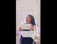 Girl gets stimulus check and dances