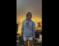 Girl predicts what dad will say when she is home surprise