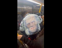 Character Jack Torrance on back of jacket