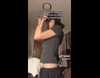 Woman already late to see friends 