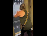 Woman tells mom to get the elevator 