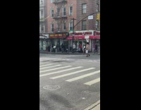 Man Does Stunt at Street with Toilet 