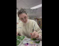 Painting in a psych ward while people win Olympic medals 