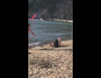 Two women black bikini pictorial filmer narration