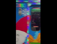 Christmas-Themed Train Arrives at Train Station