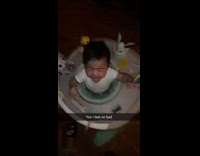 Collab BitchMP - Black face mask scares baby cry