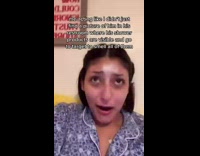 Girl goes to target to smell shower products 