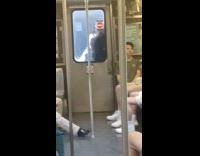 Collab Subway_Creatures - Two ladies stands outside during train ride