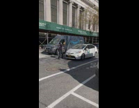 Guy dances and grinds on car 