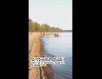 woman on horse walking across river photoshoot