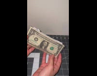 Submitter makes coin pouch use dollar bill