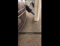 Early morning workout black jacket