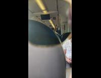 Collab DailyDoseOfInternet - Train television screen is black with sunglasses 