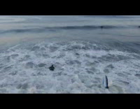 Collab Kook Of The Day - Guy in ocean gets knocked down by waves