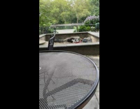 Guy covers himself in sand 